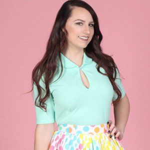 Keynote Blouse in Mint